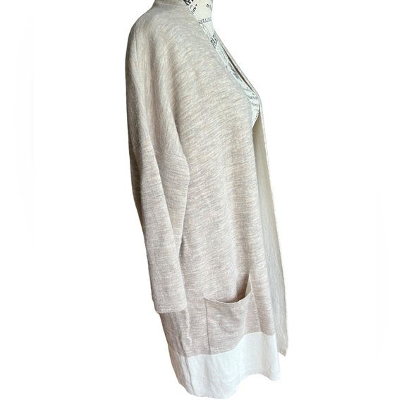 Eileen Fisher kimono cardigan duster wool cashmere blend Sz S - Picture 6 of 10